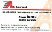 7A Mühendislik Karavan LPG Sistemleri