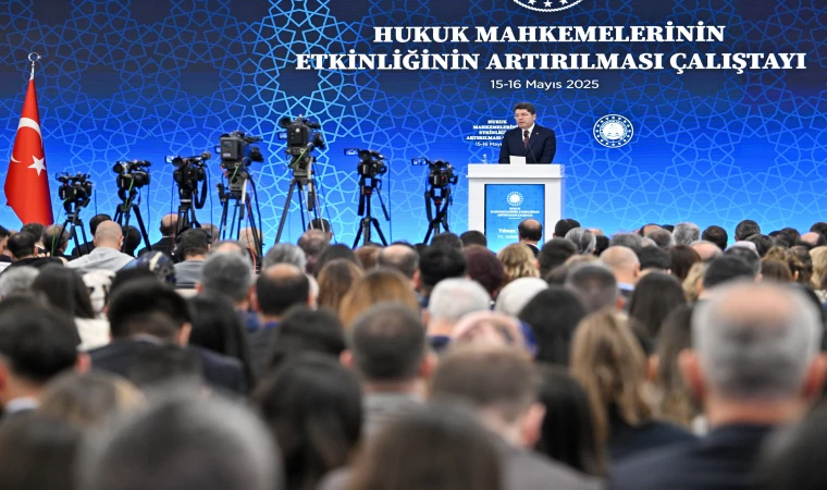 ADALET BAKANI TUNÇ, HUKUK MAHKEMELERİNİN ETKİNLİĞİNİN ARTIRILMASI ÇALIŞTAYI’NA KATILDI