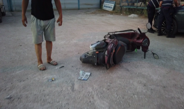 Dikkatsiz Motosiklet Sürücüsü Ölümden döndü