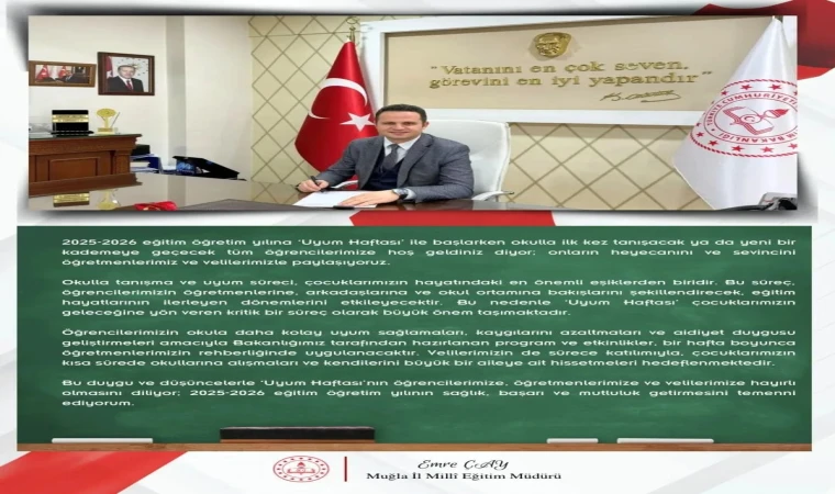 İl Milli Eğitim Müdürü Emre Çay