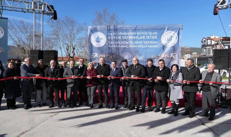 MUSKİ’ye Alınan 108 Yeni Araç Hizmete Alındı