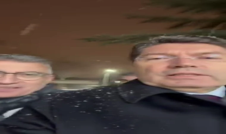 Sivas’ta Kar Altında Sürpriz Buluşma: Adalet Bakanı Yılmaz Tunç’tan Gece Yürüyüşü