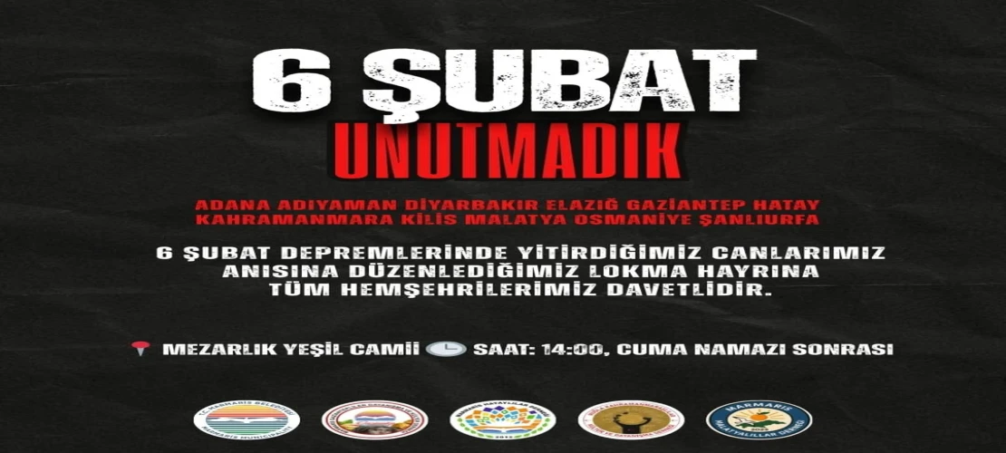 6 Şubat Depremi’nin 3. yıl dönümünde,