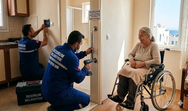 Bodrum’da Engellere “Teknik” Çözüm: Belediye Evleri Yeniliyor