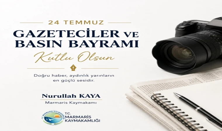 Gazeteciler ve Basın Bayramı Mesajı