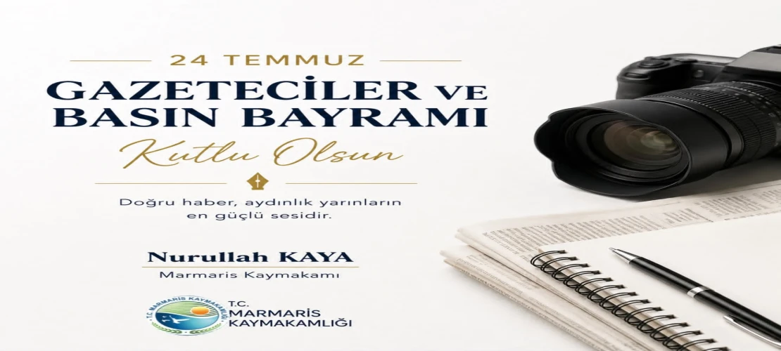 Gazeteciler ve Basın Bayramı Mesajı