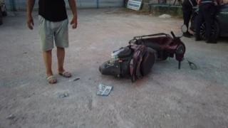 Dikkatsiz Motosiklet Sürücüsü Ölümden döndü