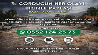 Gördüğün Her Olayı Bizimle Paylaş!