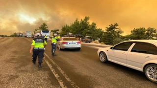 Orman Yangını Nedeniyle Fethiye–Seydikemer–Karayolu Geçici Olarak Trafiğe Kapatıldı